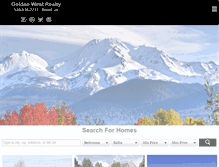 Tablet Screenshot of goldenwestrealty.com